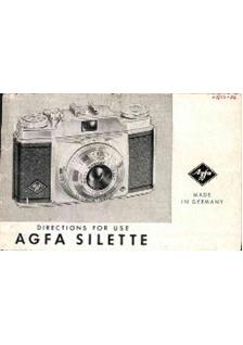 Agfa Silette manual. Camera Instructions.